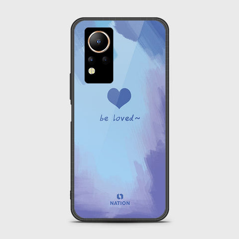 Infinix Note 12 Cover- Onation Heart Series - HQ Ultra Shine Premium Infinity Glass Soft Silicon Borders Case