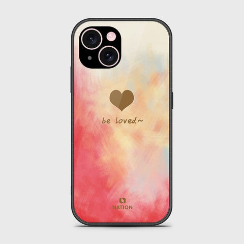 iPhone 15 Plus Cover- Onation Heart Series - HQ Ultra Shine Premium Infinity Glass Soft Silicon Borders Case