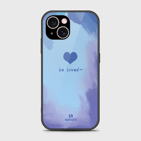 iPhone 15 Plus Cover- Onation Heart Series - HQ Ultra Shine Premium Infinity Glass Soft Silicon Borders Case