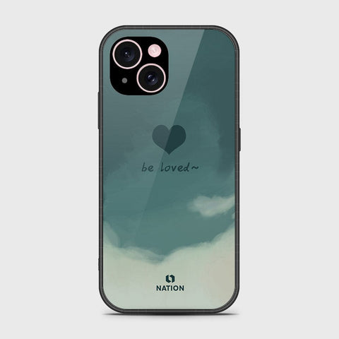 iPhone 15 Plus Cover- Onation Heart Series - HQ Ultra Shine Premium Infinity Glass Soft Silicon Borders Case