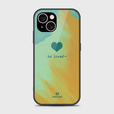 iPhone 15 Plus Cover- Onation Heart Series - HQ Ultra Shine Premium Infinity Glass Soft Silicon Borders Case