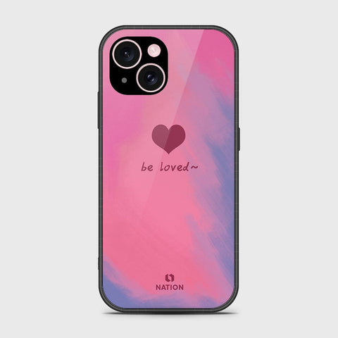 iPhone 15 Plus Cover- Onation Heart Series - HQ Ultra Shine Premium Infinity Glass Soft Silicon Borders Case