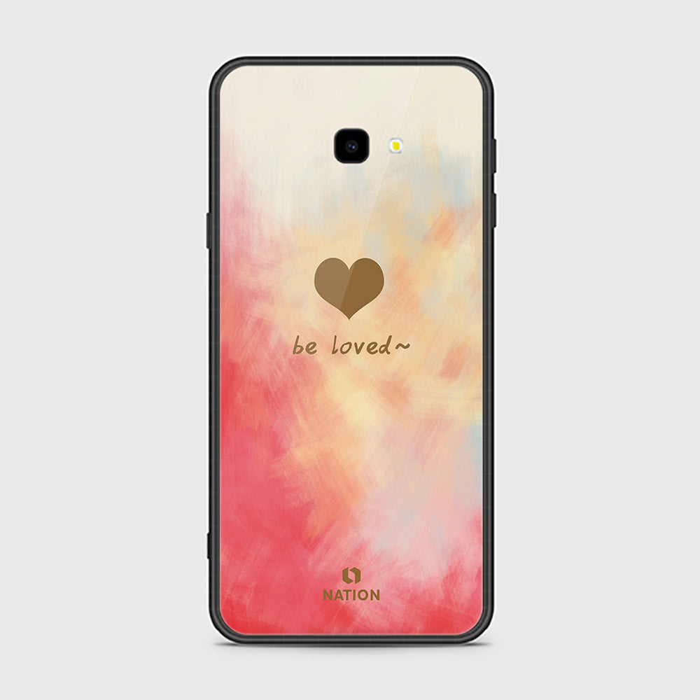 Samsung Galaxy J4 Plus Cover- Onation Heart Series - HQ Ultra Shine Premium Infinity Glass Soft Silicon Borders Case