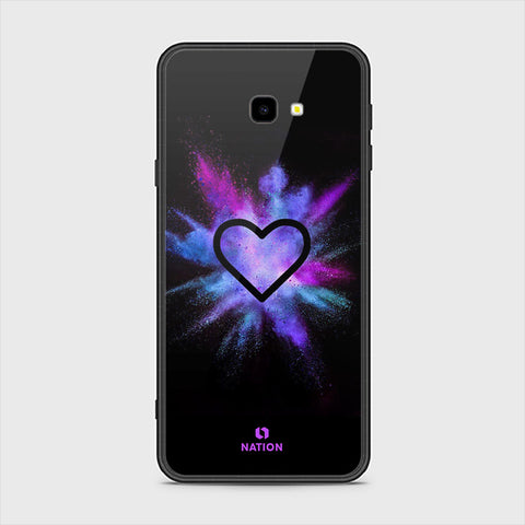 Samsung Galaxy J4 Plus Cover- Onation Heart Series - HQ Ultra Shine Premium Infinity Glass Soft Silicon Borders Case