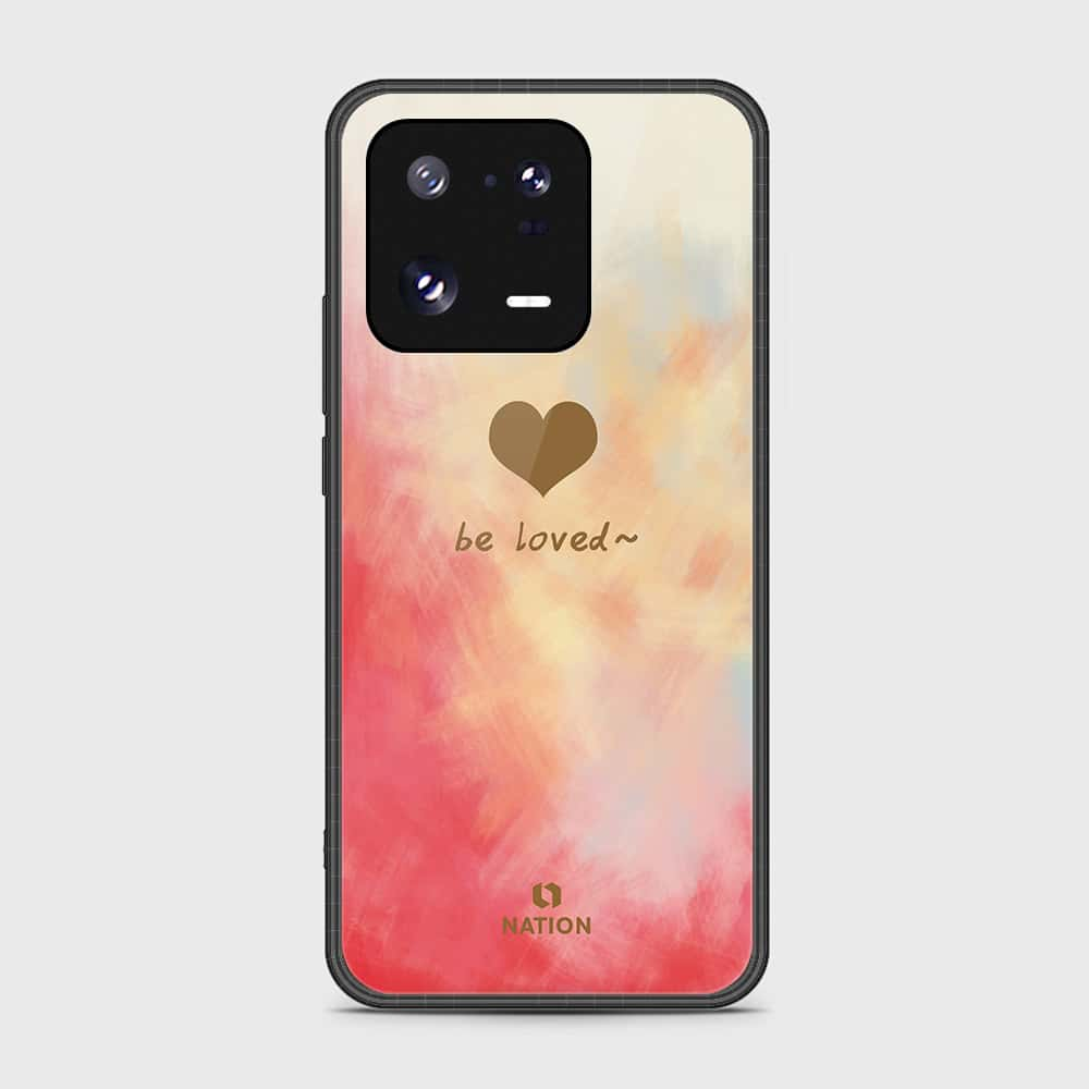 Xiaomi 13 Pro Cover- Onation Heart Series - HQ Ultra Shine Premium Infinity Glass Soft Silicon Borders Case