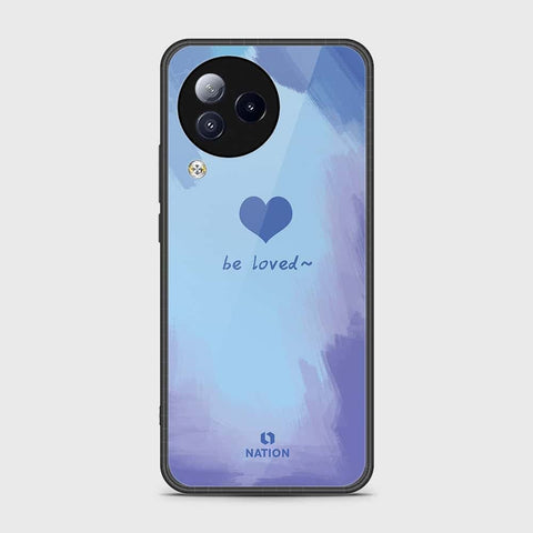 Xiaomi Civi 3 Cover- Onation Heart Series - HQ Ultra Shine Premium Infinity Glass Soft Silicon Borders Case