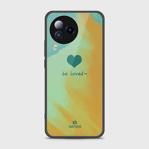 Xiaomi Civi 3 Cover- Onation Heart Series - HQ Ultra Shine Premium Infinity Glass Soft Silicon Borders Case