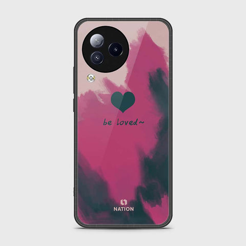 Xiaomi Civi 3 Cover- Onation Heart Series - HQ Ultra Shine Premium Infinity Glass Soft Silicon Borders Case