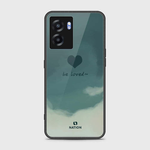 Oppo A77 5G Cover- Onation Heart Series - HQ Ultra Shine Premium Infinity Glass Soft Silicon Borders Case