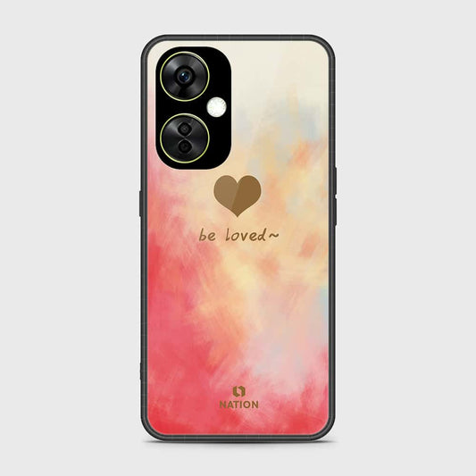 OnePlus Nord CE 3 Lite Cover- Onation Heart Series - HQ Ultra Shine Premium Infinity Glass Soft Silicon Borders Case