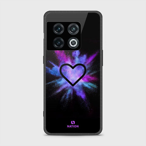 OnePlus 10 Pro Cover- Onation Heart Series - HQ Ultra Shine Premium Infinity Glass Soft Silicon Borders Case