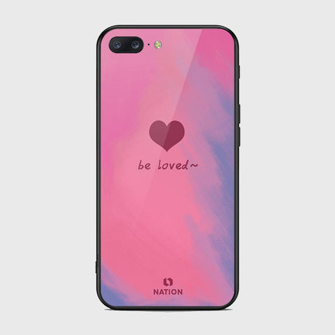 OnePlus 5 Cover- Onation Heart Series - HQ Ultra Shine Premium Infinity Glass Soft Silicon Borders Case