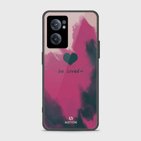OnePlus Nord CE 2 5G Cover- Onation Heart Series - HQ Ultra Shine Premium Infinity Glass Soft Silicon Borders Case