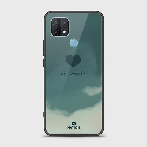 Oppo A35 Cover- Onation Heart Series - HQ Ultra Shine Premium Infinity Glass Soft Silicon Borders Case