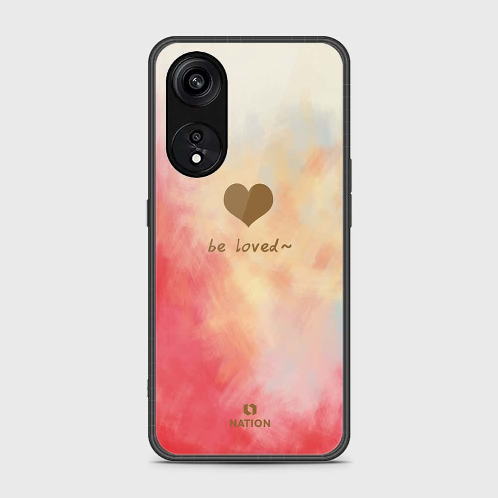 Oppo A1 Pro  Cover- Onation Heart Series - HQ Ultra Shine Premium Infinity Glass Soft Silicon Borders Case
