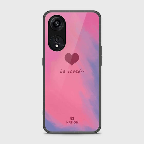 Oppo A1 Pro  Cover- Onation Heart Series - HQ Ultra Shine Premium Infinity Glass Soft Silicon Borders Case