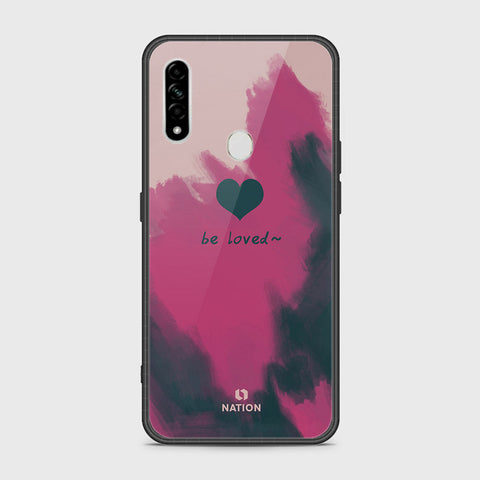 Oppo A8 Cover- Onation Heart Series - HQ Ultra Shine Premium Infinity Glass Soft Silicon Borders Case