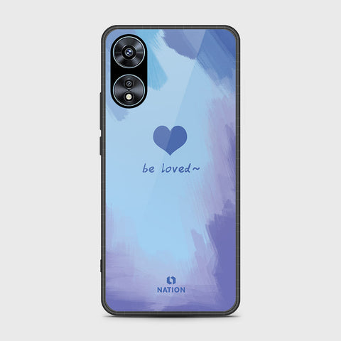 Oppo A78 4G Cover- Onation Heart Series - HQ Ultra Shine Premium Infinity Glass Soft Silicon Borders Case