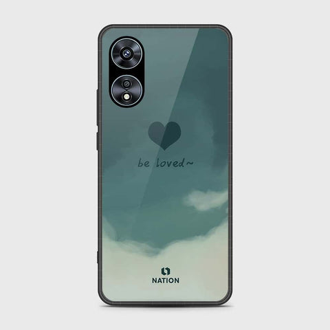 Oppo A97 5G Cover- Onation Heart Series - HQ Ultra Shine Premium Infinity Glass Soft Silicon Borders Case