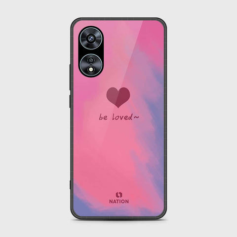 Oppo A97 5G Cover- Onation Heart Series - HQ Ultra Shine Premium Infinity Glass Soft Silicon Borders Case