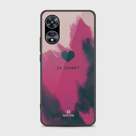 Oppo A97 5G Cover- Onation Heart Series - HQ Ultra Shine Premium Infinity Glass Soft Silicon Borders Case