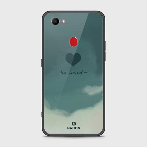 Oppo F7 Cover- Onation Heart Series - HQ Ultra Shine Premium Infinity Glass Soft Silicon Borders Case