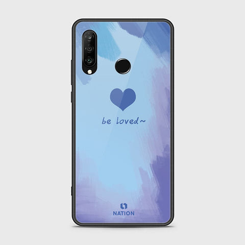 Huawei P30 lite Cover - Onation Heart Series - HQ Ultra Shine Premium Infinity Glass Soft Silicon Borders Case