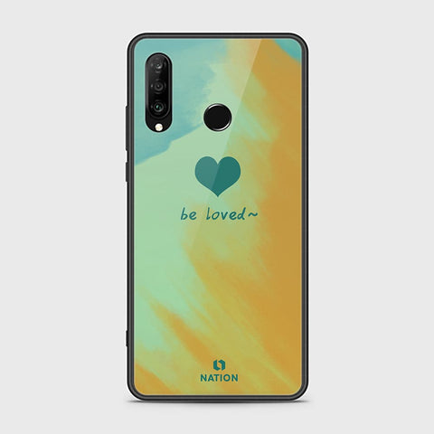 Huawei P30 lite Cover - Onation Heart Series - HQ Ultra Shine Premium Infinity Glass Soft Silicon Borders Case