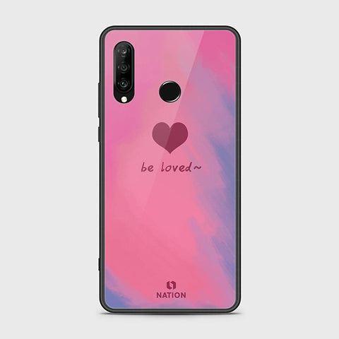 Huawei P30 lite Cover - Onation Heart Series - HQ Ultra Shine Premium Infinity Glass Soft Silicon Borders Case