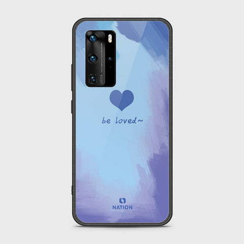 Huawei P40 Pro Cover- Onation Heart Series - HQ Ultra Shine Premium Infinity Glass Soft Silicon Borders Case