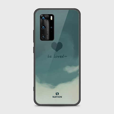 Huawei P40 Pro Cover- Onation Heart Series - HQ Ultra Shine Premium Infinity Glass Soft Silicon Borders Case