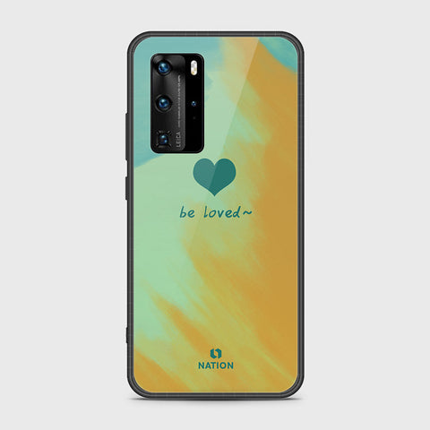 Huawei P40 Pro Cover- Onation Heart Series - HQ Ultra Shine Premium Infinity Glass Soft Silicon Borders Case