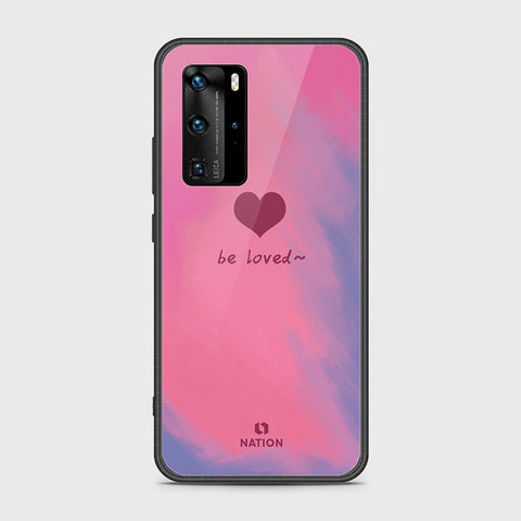 Huawei P40 Pro Cover- Onation Heart Series - HQ Ultra Shine Premium Infinity Glass Soft Silicon Borders Case