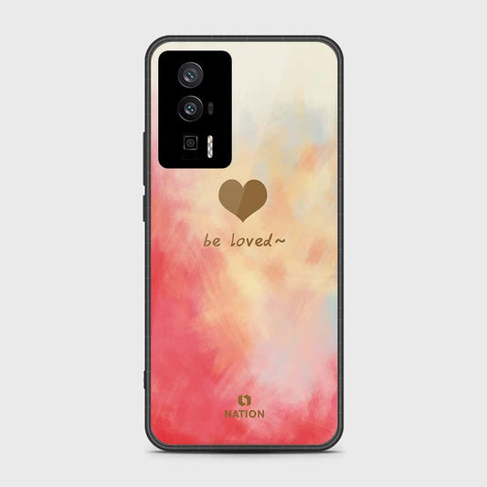 Xiaomi Poco F5 Pro Cover- Onation Heart Series - HQ Ultra Shine Premium Infinity Glass Soft Silicon Borders Case