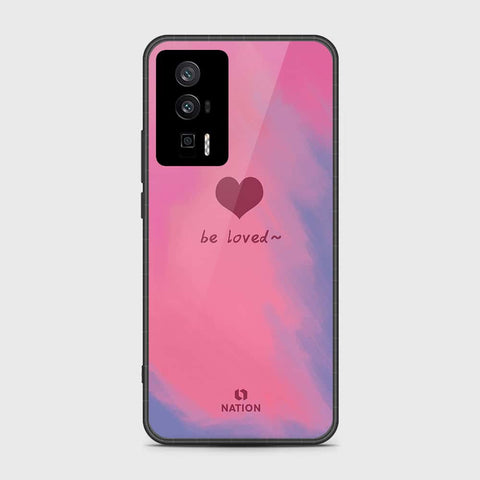 Xiaomi Poco F5 Pro Cover- Onation Heart Series - HQ Ultra Shine Premium Infinity Glass Soft Silicon Borders Case