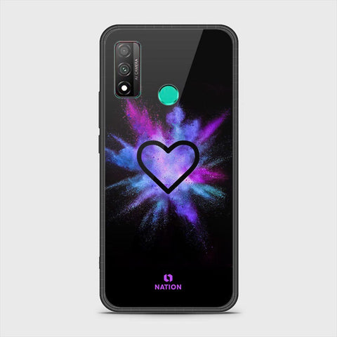 Huawei P smart 2020 Cover - Onation Heart Series - HQ Ultra Shine Premium Infinity Glass Soft Silicon Borders Case