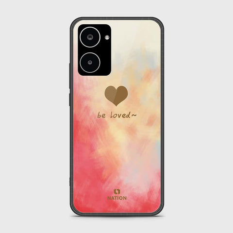 Realme 10 4G Cover- Onation Heart Series - HQ Ultra Shine Premium Infinity Glass Soft Silicon Borders Case
