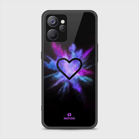 Realme 10 5G Cover- Onation Heart Series - HQ Ultra Shine Premium Infinity Glass Soft Silicon Borders Case