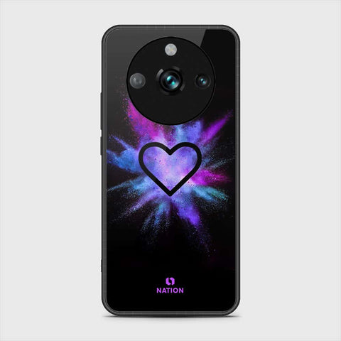 Realme 11 Pro Plus Cover- Onation Heart Series - HQ Ultra Shine Premium Infinity Glass Soft Silicon Borders Case