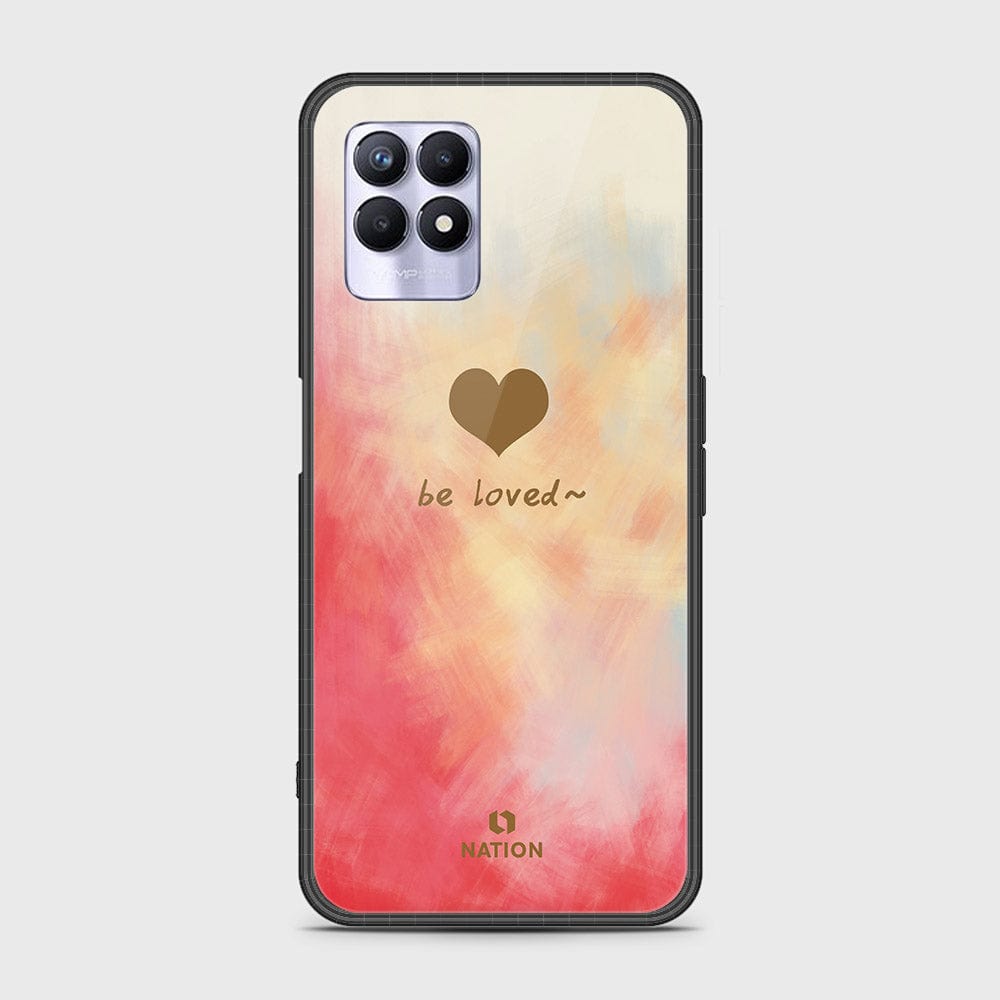 Realme Narzo 50 4G Cover - Onation Heart Series - HQ Ultra Shine Premium Infinity Glass Soft Silicon Borders Case