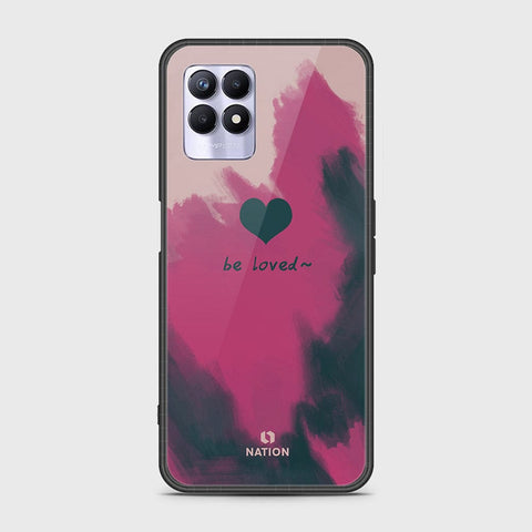 Realme 8i Cover - Onation Heart Series - HQ Ultra Shine Premium Infinity Glass Soft Silicon Borders Case