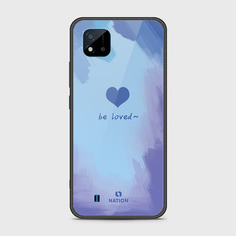 Realme C20 Cover- Onation Heart Series - HQ Ultra Shine Premium Infinity Glass Soft Silicon Borders Case