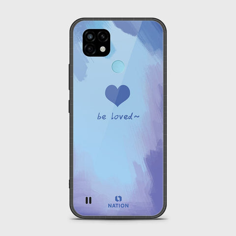 Realme C21 Cover- Onation Heart Series - HQ Premium Shine Durable Shatterproof Case