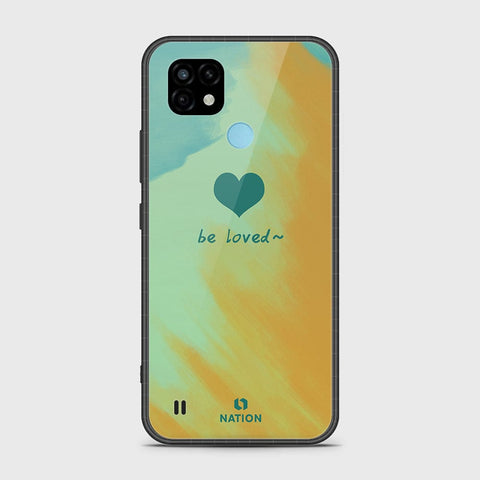 Realme C21 Cover- Onation Heart Series - HQ Premium Shine Durable Shatterproof Case