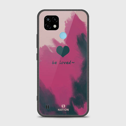 Realme C21 Cover- Onation Heart Series - HQ Premium Shine Durable Shatterproof Case