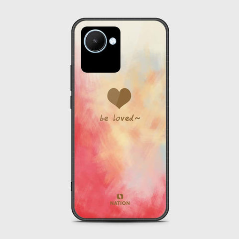 Realme C30s Cover- Onation Heart Series - HQ Ultra Shine Premium Infinity Glass Soft Silicon Borders Case