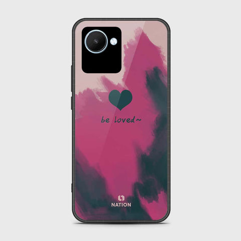 Realme C30s Cover- Onation Heart Series - HQ Ultra Shine Premium Infinity Glass Soft Silicon Borders Case