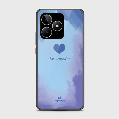 Realme C53 Cover- Onation Heart Series - HQ Ultra Shine Premium Infinity Glass Soft Silicon Borders Case