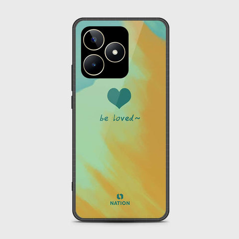 Realme C53 Cover- Onation Heart Series - HQ Ultra Shine Premium Infinity Glass Soft Silicon Borders Case