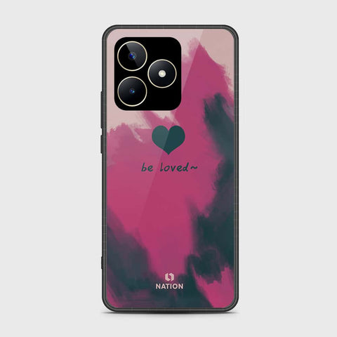 Realme C53 Cover- Onation Heart Series - HQ Ultra Shine Premium Infinity Glass Soft Silicon Borders Case